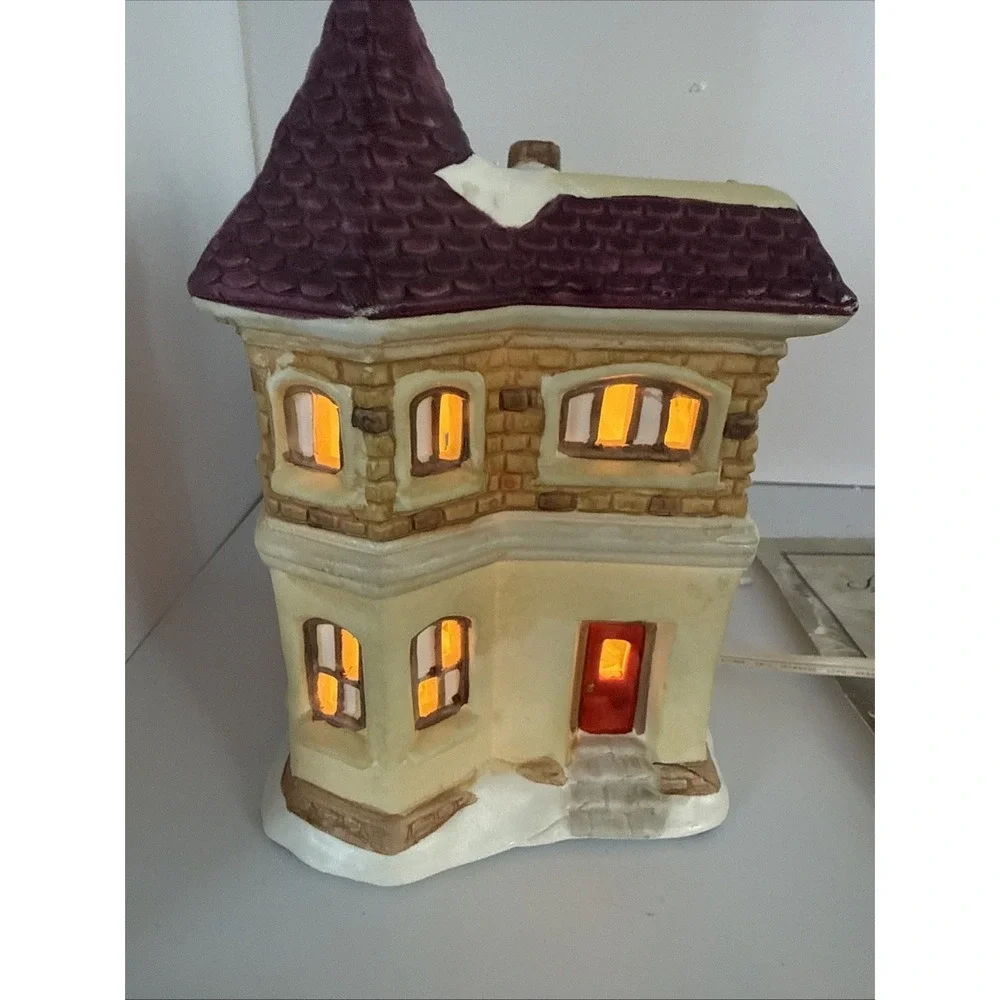 'It's a Wonderful Life' CERTIFIED Holiday Village 1997 -Bedford Falls House RARE